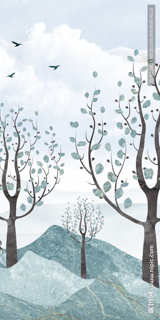 现代 简约新画玄关 Tif分层