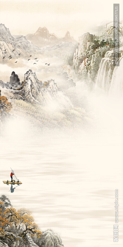 古风 清晰玄关新画 Tif分层