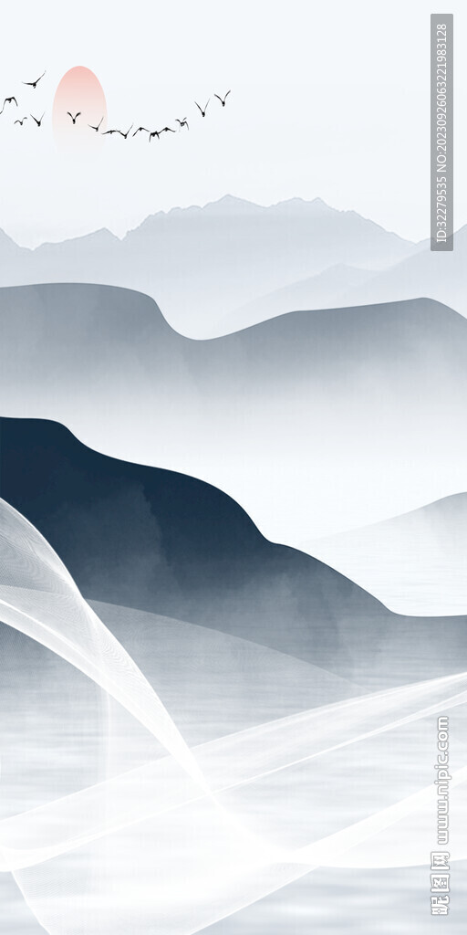 人气 中式简约玄关 TIF分层