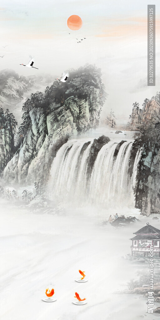 中式 人气新款玄关 Tif分层