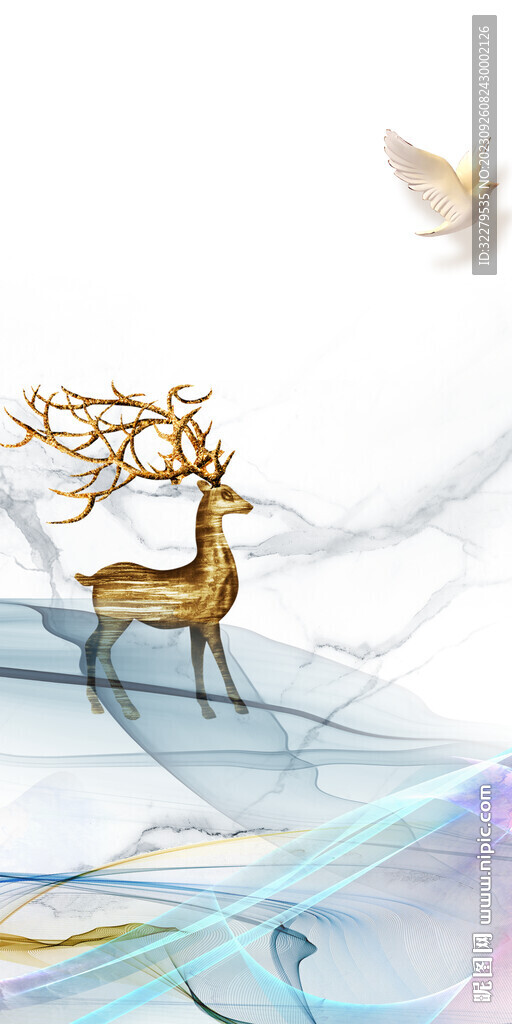 高清 简约新款玄关 tif分层