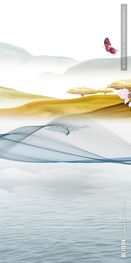 爆款 简约新款玄关 tif分层