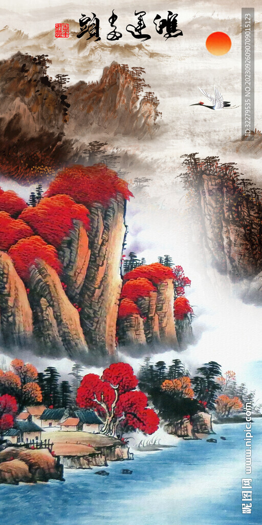 简约 意境人气玄关 Tif分层