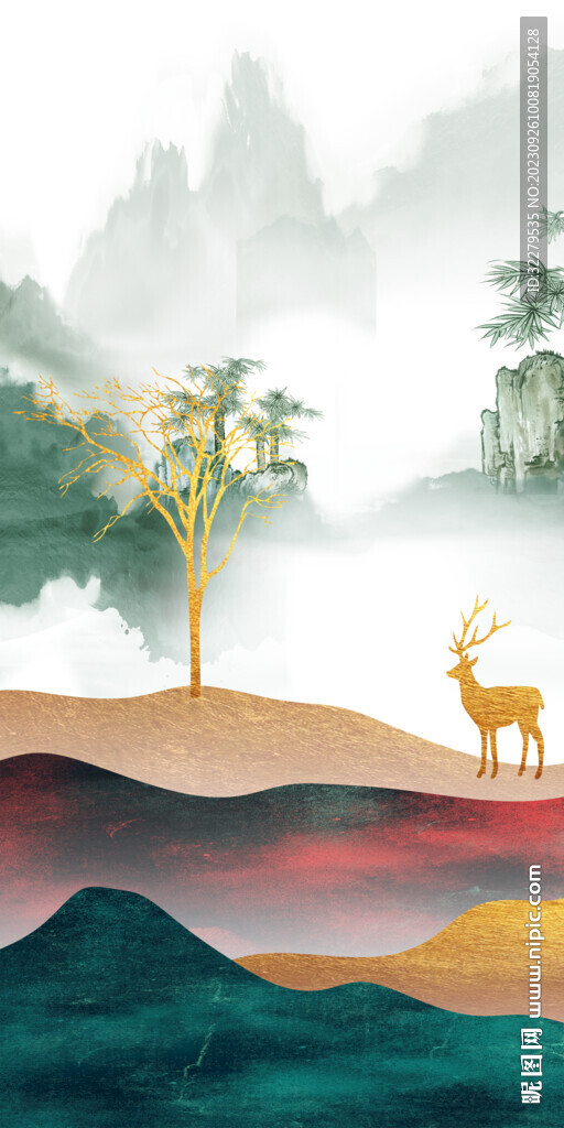 高清 简约人气玄关 TiF分层