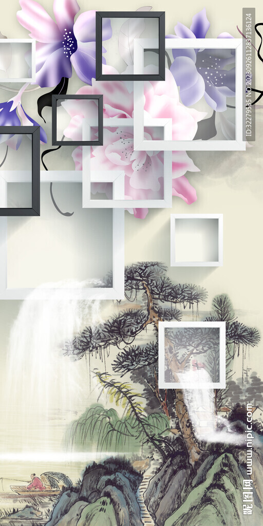 高雅 极简人气玄关 TiF分层