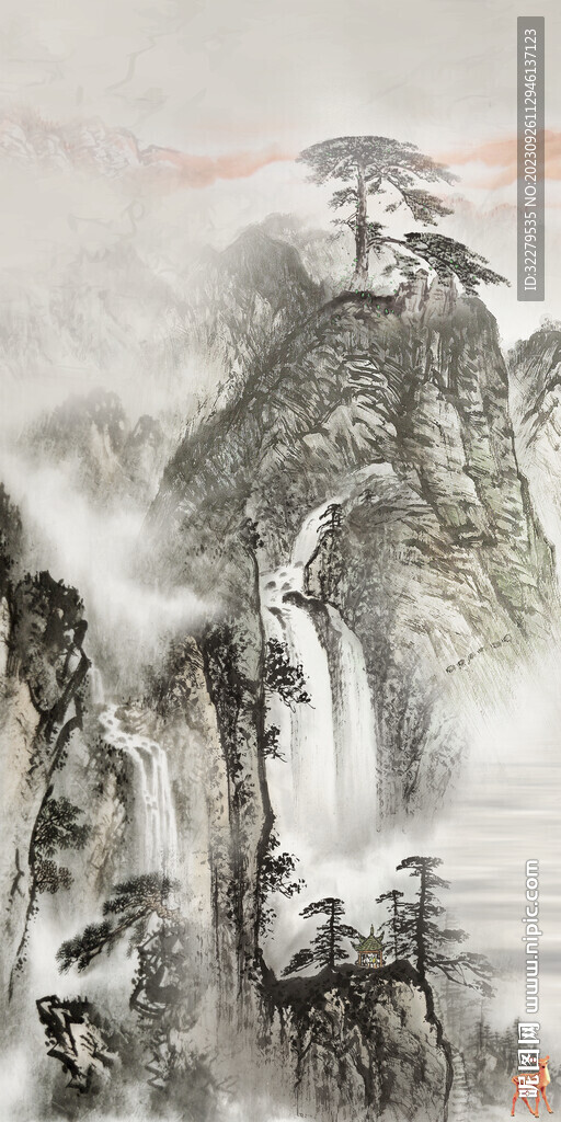 大气 中式玄关新品 Tif分层