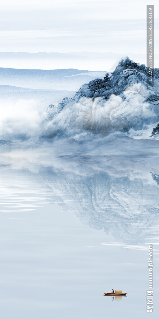 高档 中式极简玄关 Tif分层