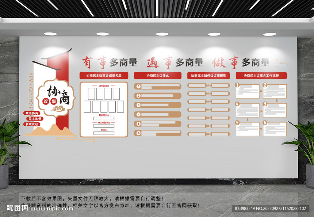 协商议事文化墙