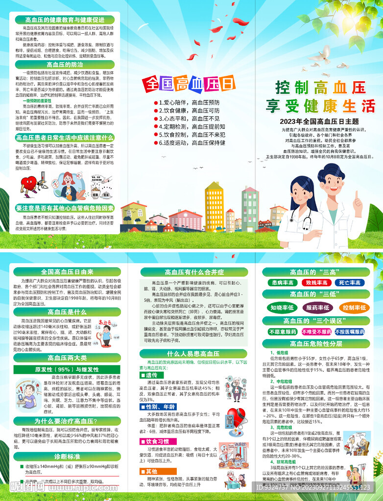 2023年全国高血压日折页