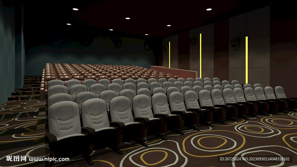 电影院设计案例效果图