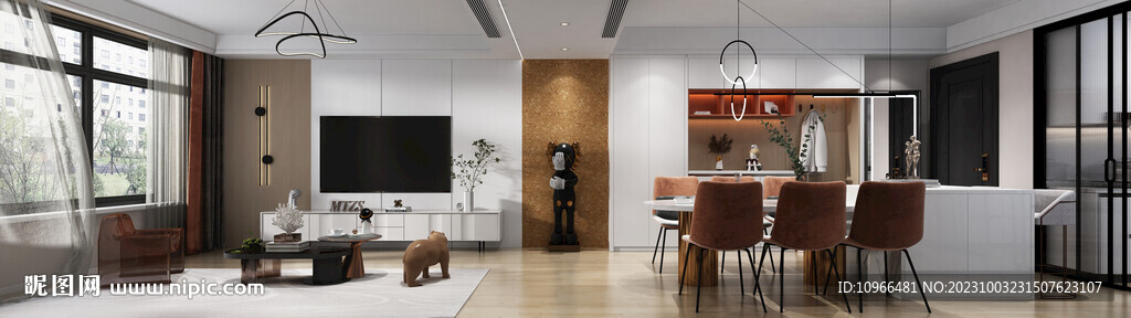 现代风格客餐厅效果