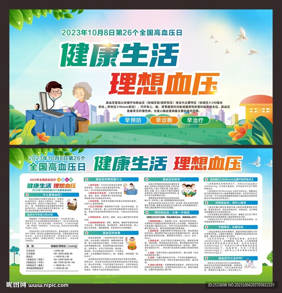 全国高血压日 宣传栏