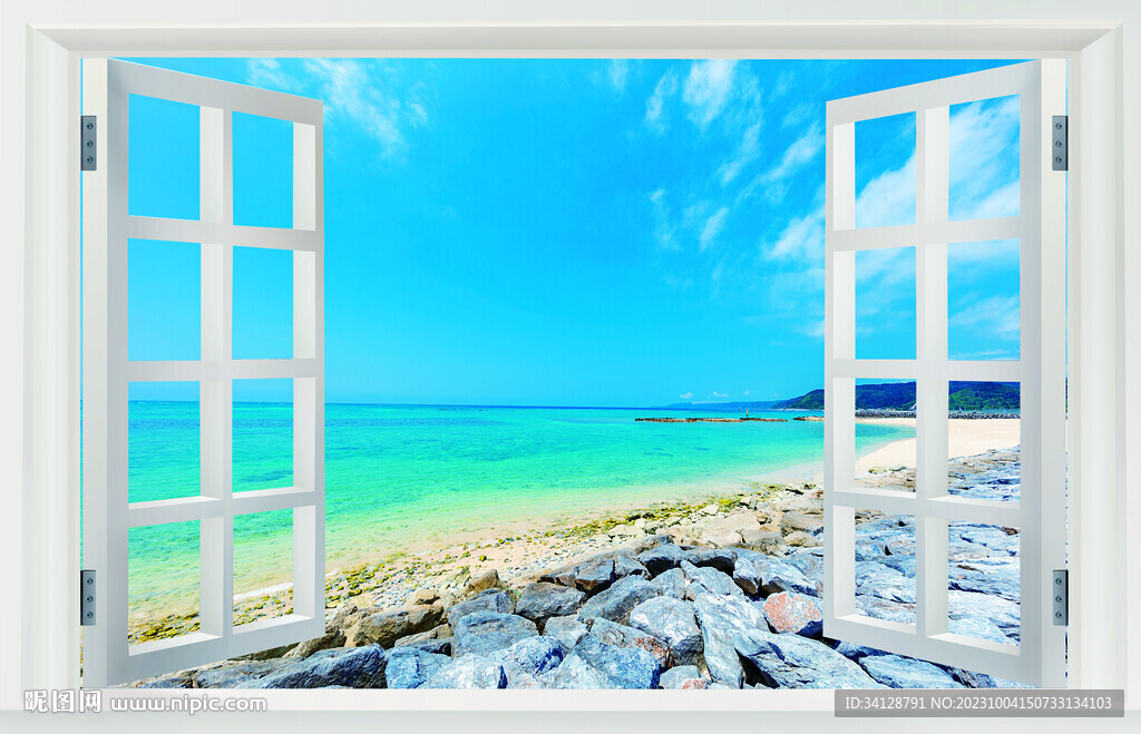 窗户大海