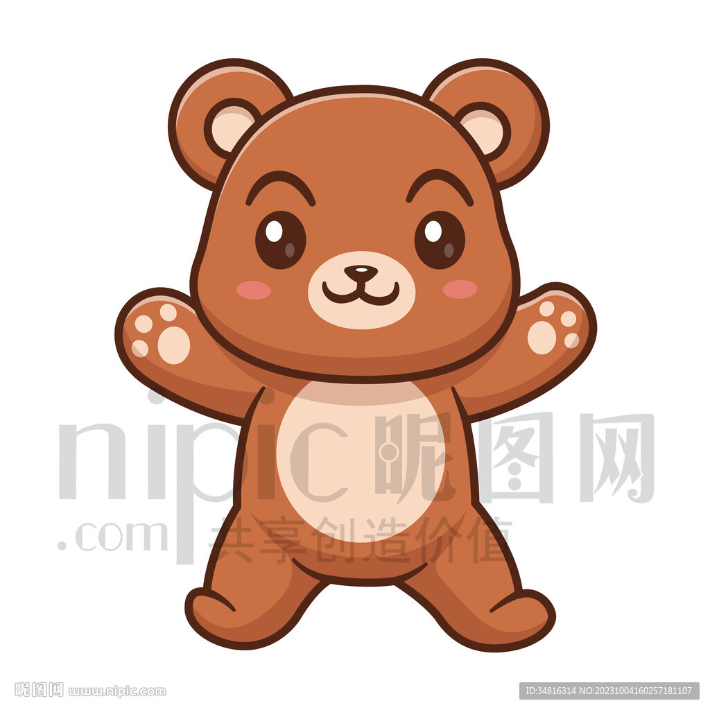 可爱卡通小熊