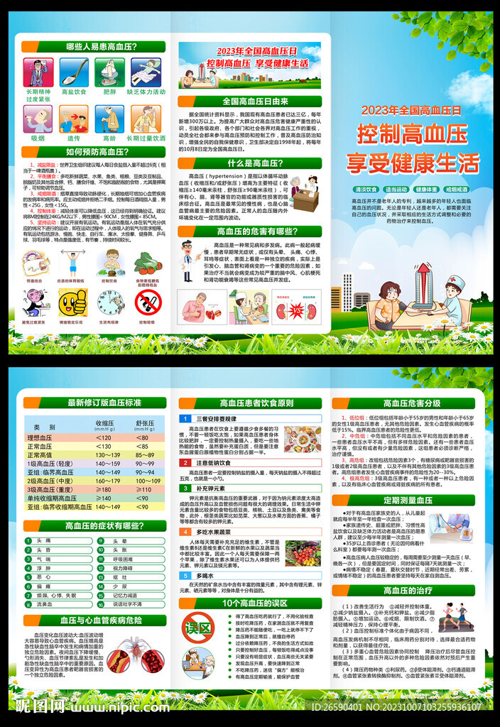 2023年全国高血压日折页
