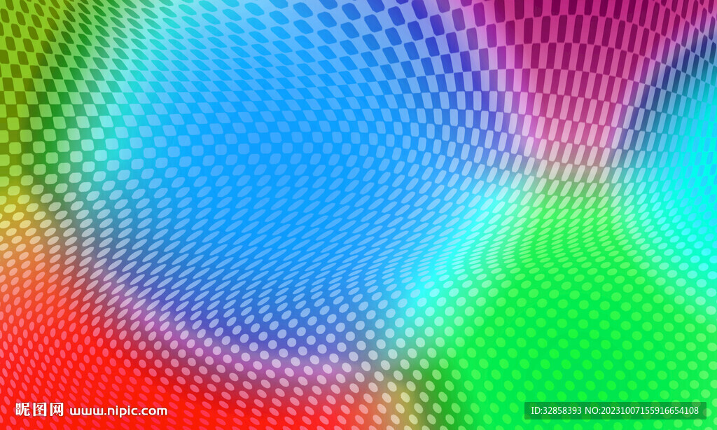 彩色圆点背景