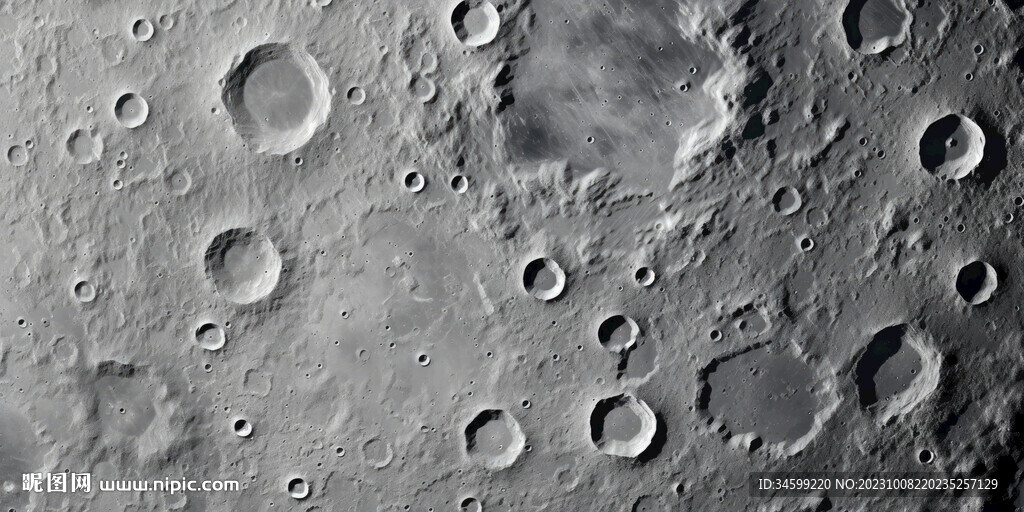 月球背景墙壁画