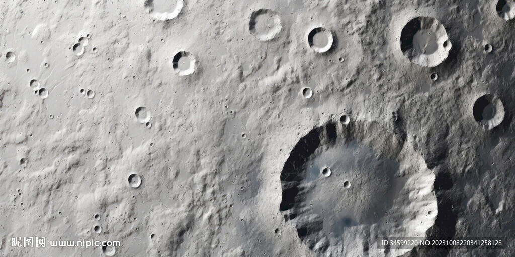 月球背景墙壁画