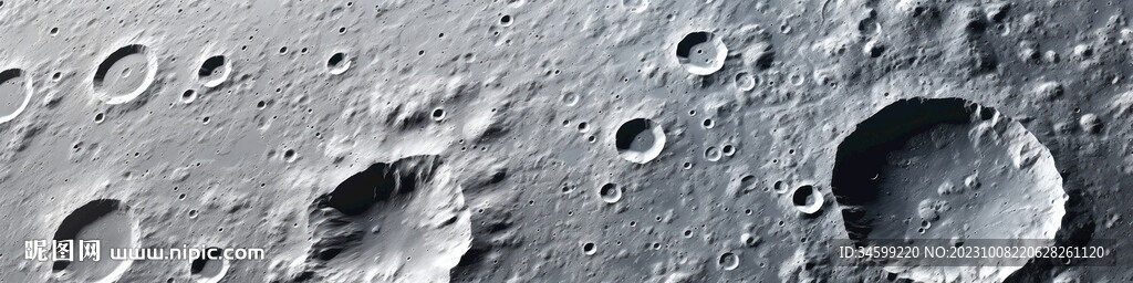 月球背景墙壁画