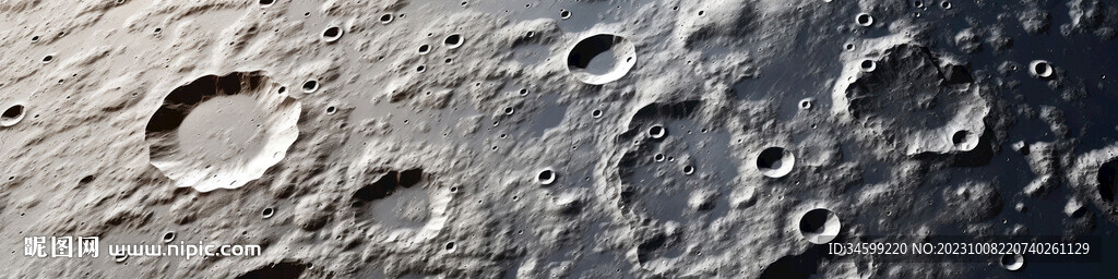 月球背景墙壁画