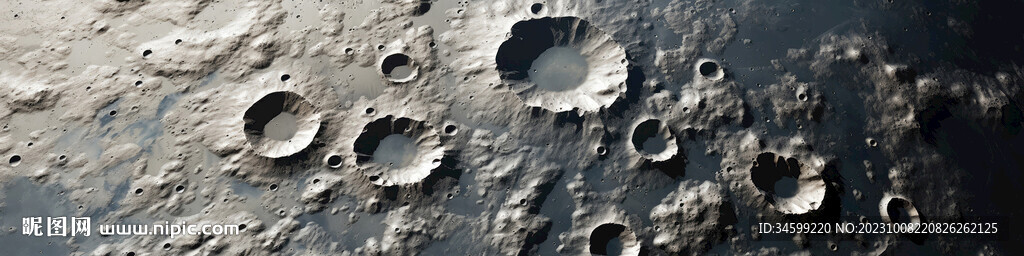 月球背景墙壁画