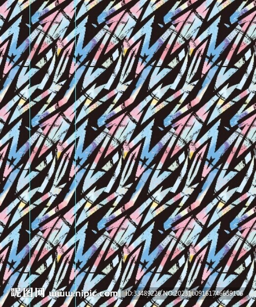 大牌数码印花手绘花