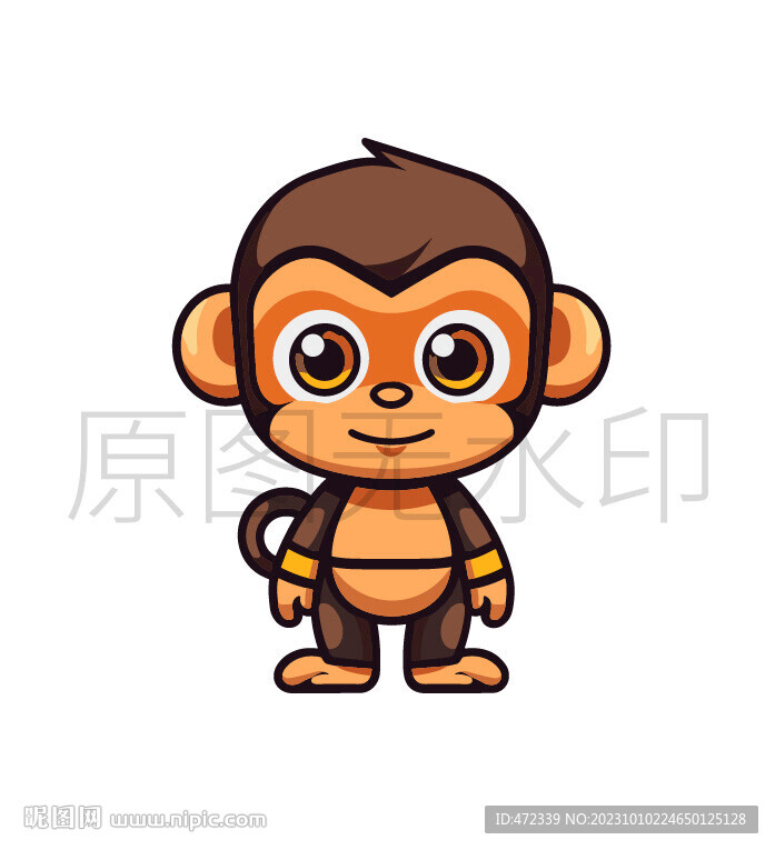 卡通猴子