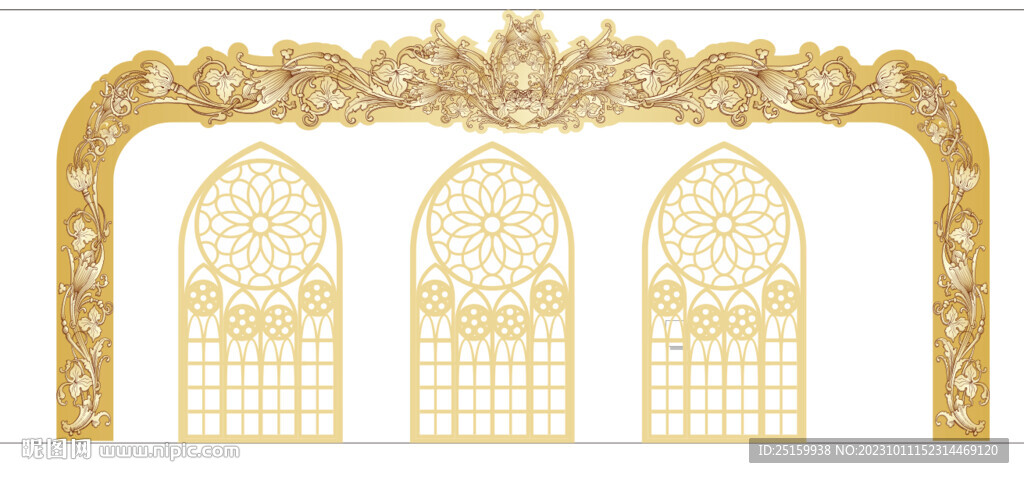 欧式婚礼舞台背景板