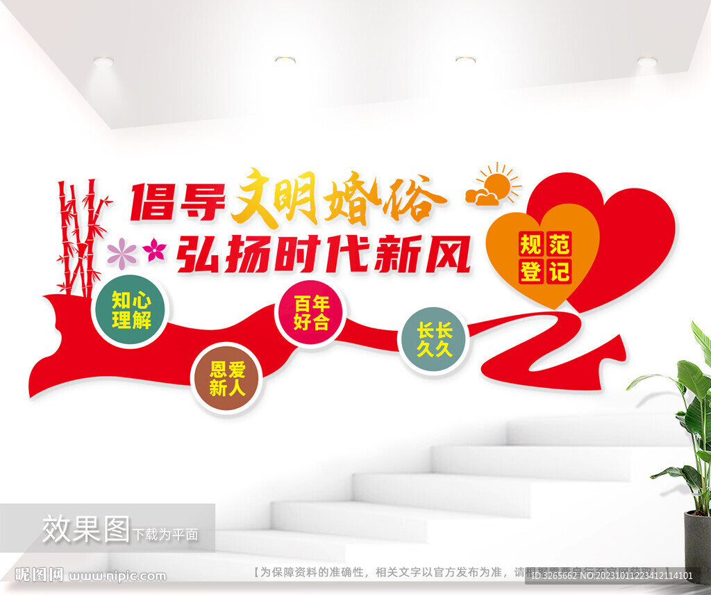 倡导移风易俗弘扬文明新风文化墙