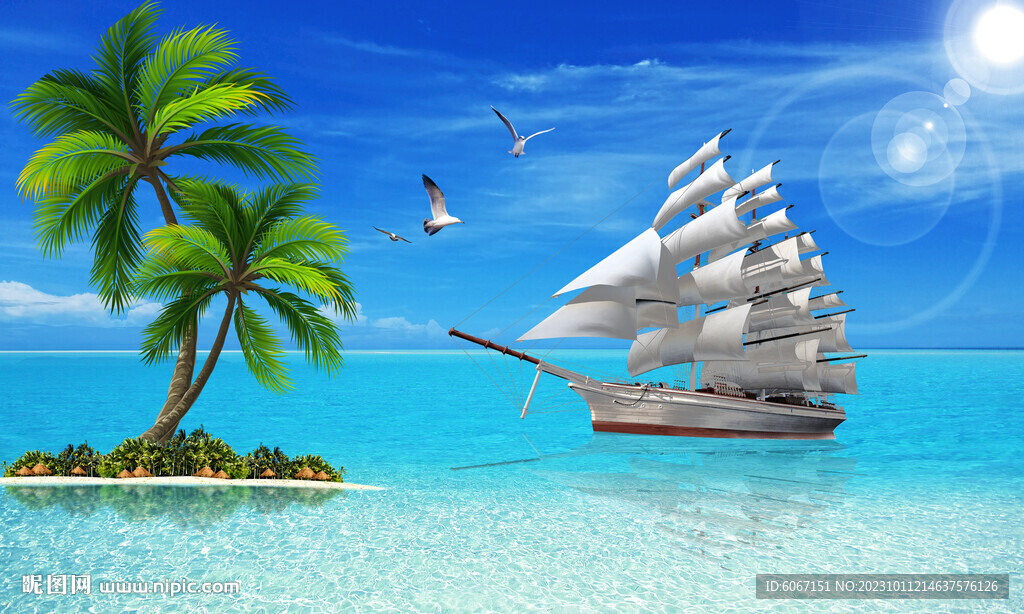 一帆风顺背景墙