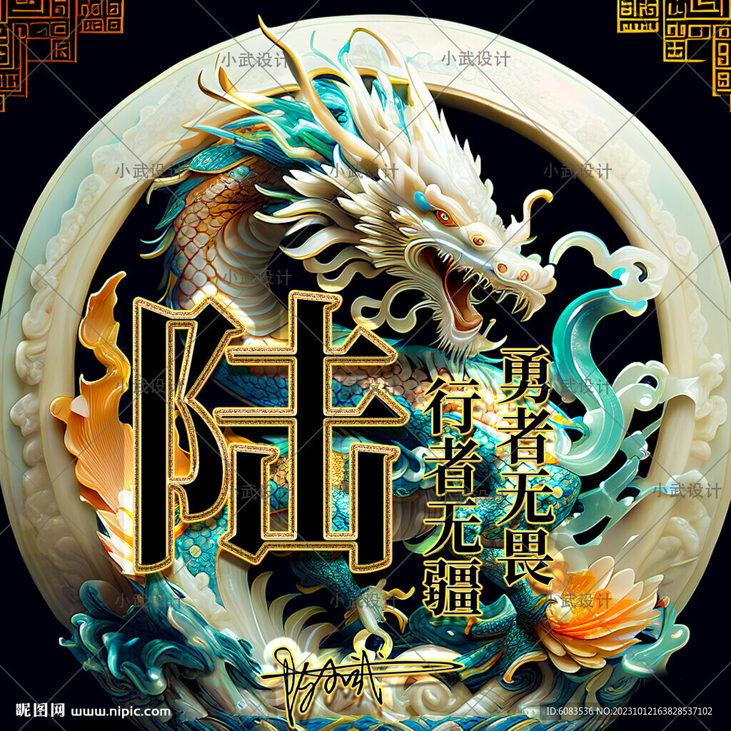 龙 姓氏微信头像