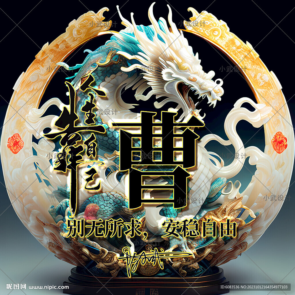 龙 姓氏微信头像