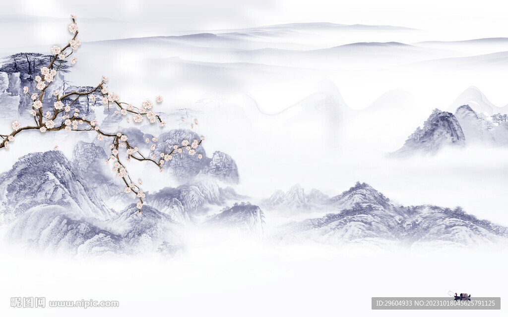 最新 清晰爆款山水 TIf分层