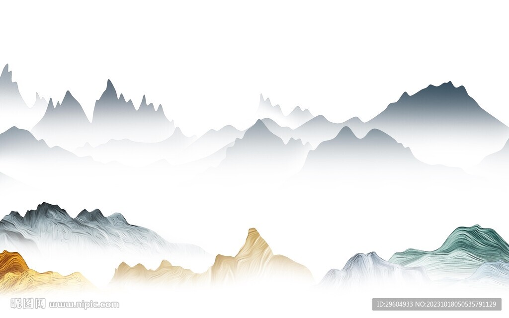 人气 清晰爆款山水 TIf分层