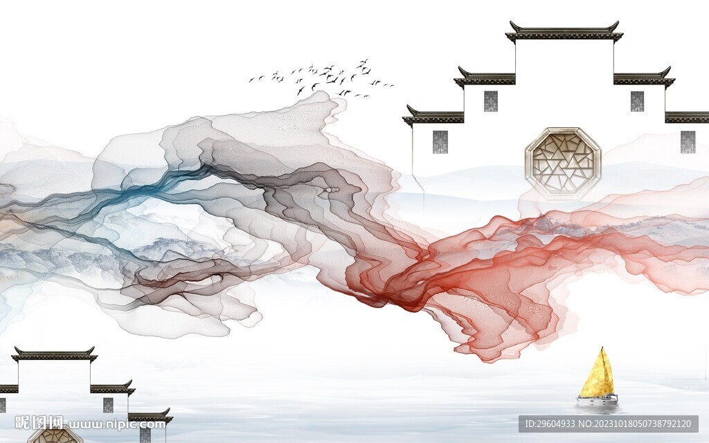 高雅 清晰爆款山水 TIf分层