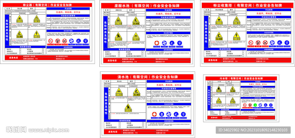 有限空间告知牌