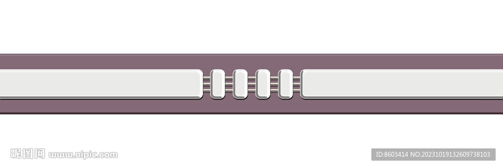 高清分层透明底腰线打印图