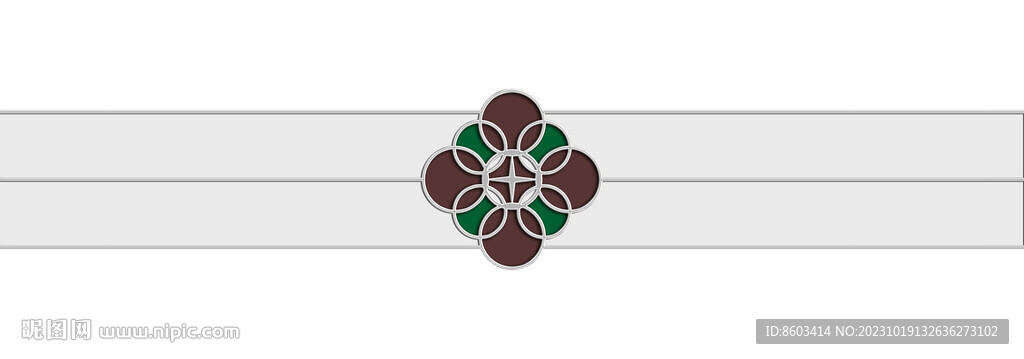 高清分层透明底腰线打印图