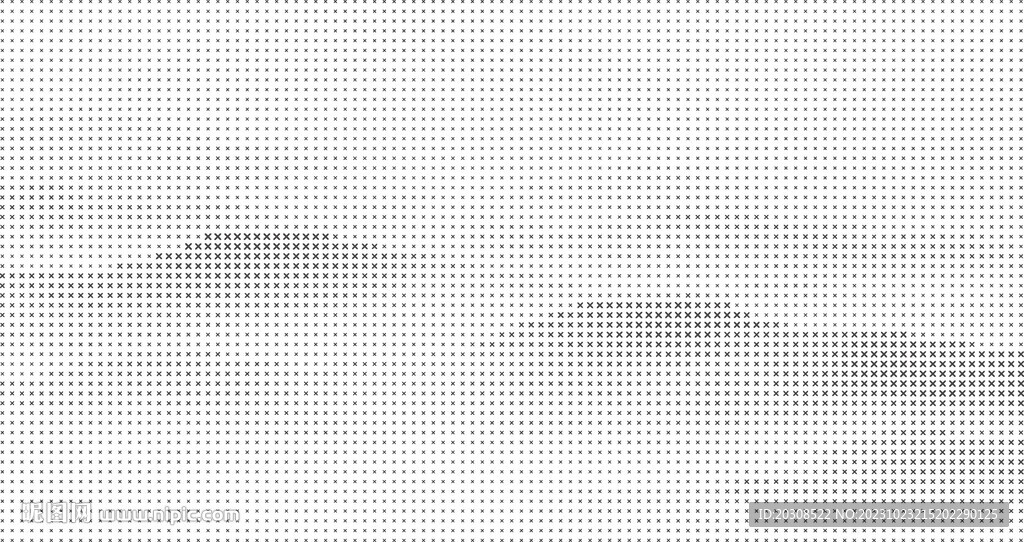 几何形状山水镂空图