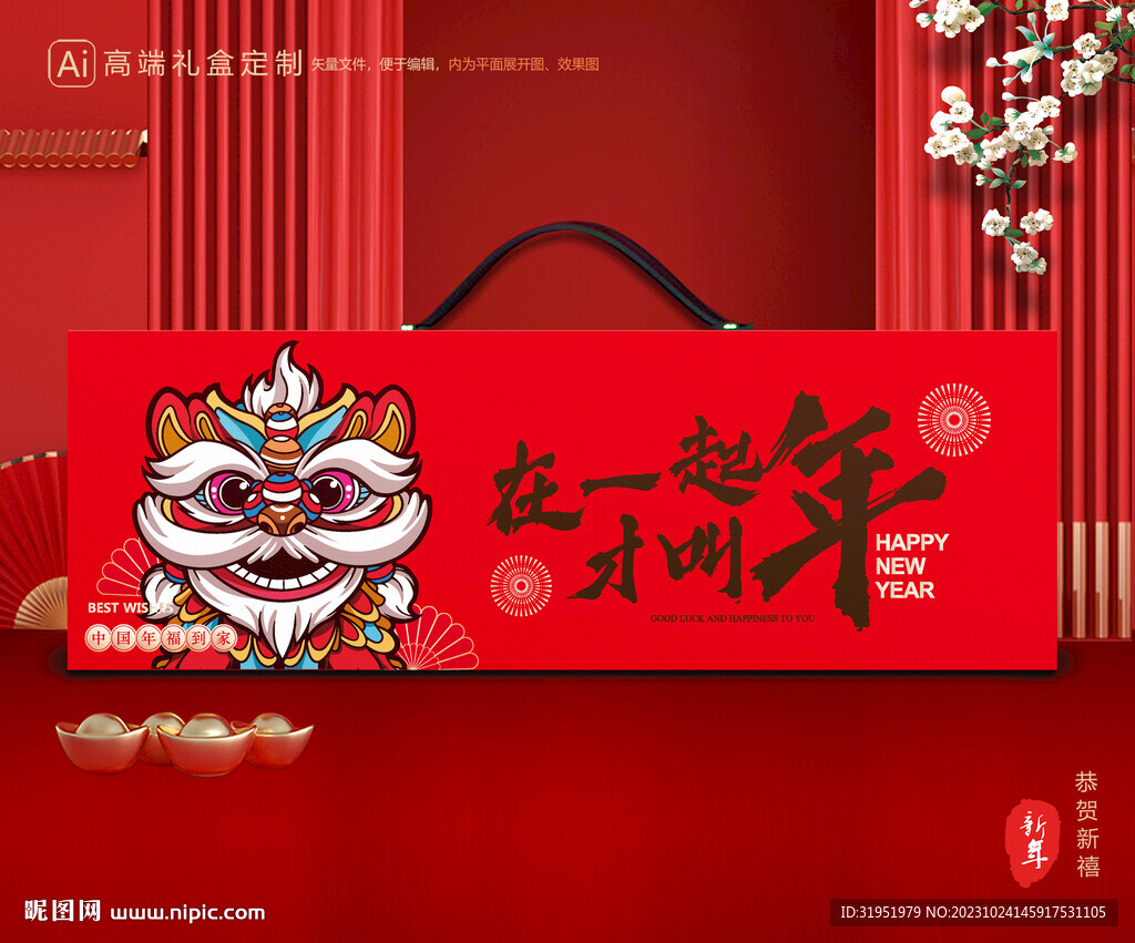 新年包装 年货礼盒