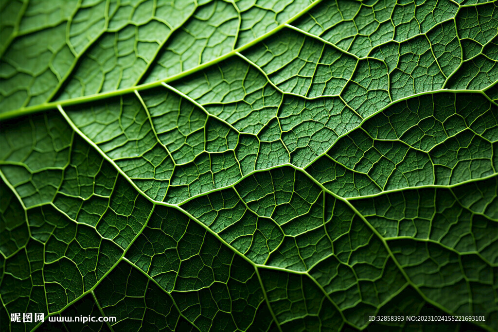 绿色树叶纹理背景