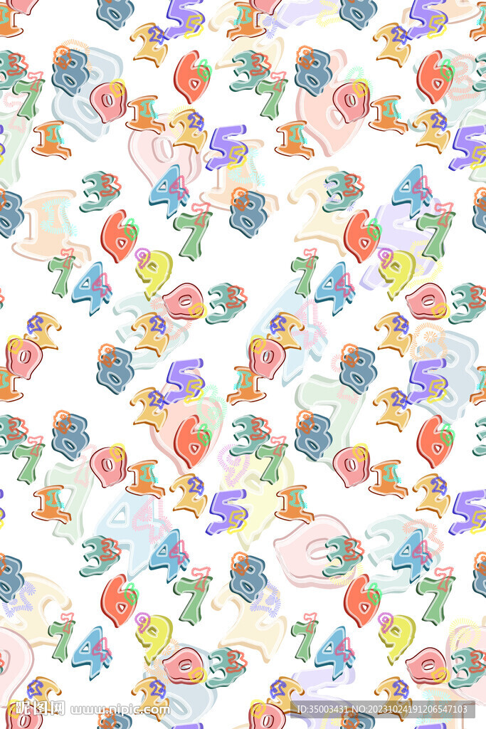 卡通字母数字书包童装