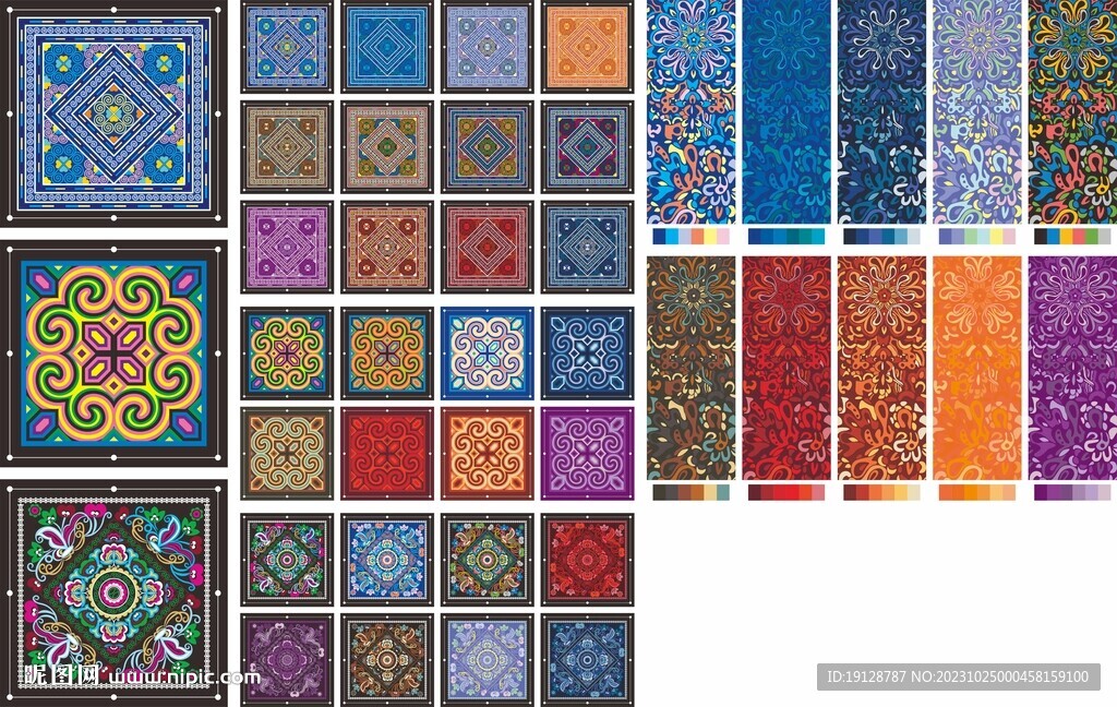 绣花 刺绣 花纹