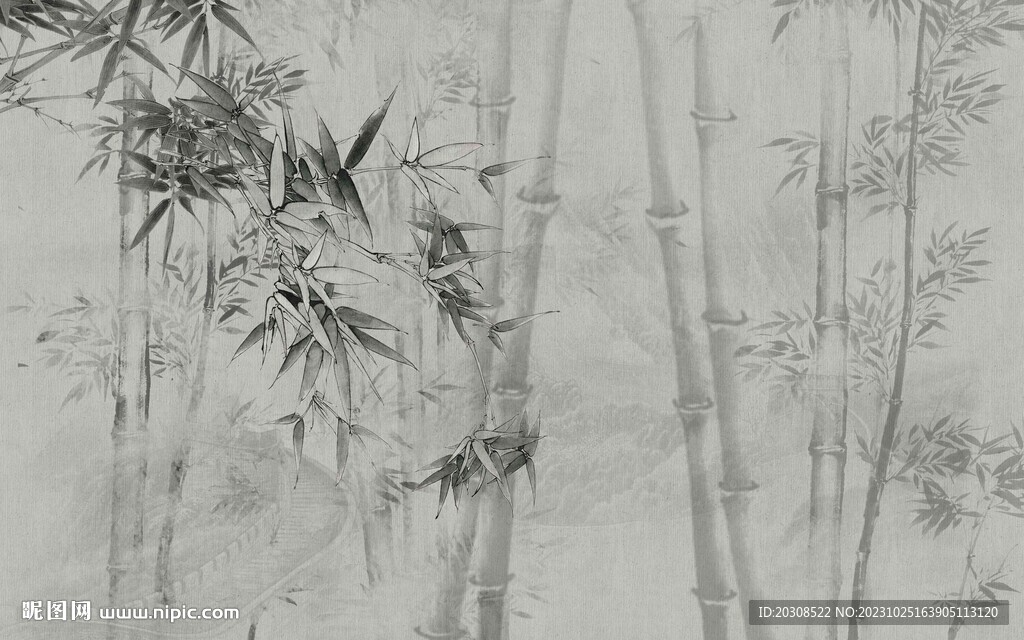 竹报平安电视背景墙