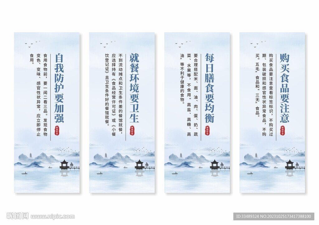 校园食品安全展板