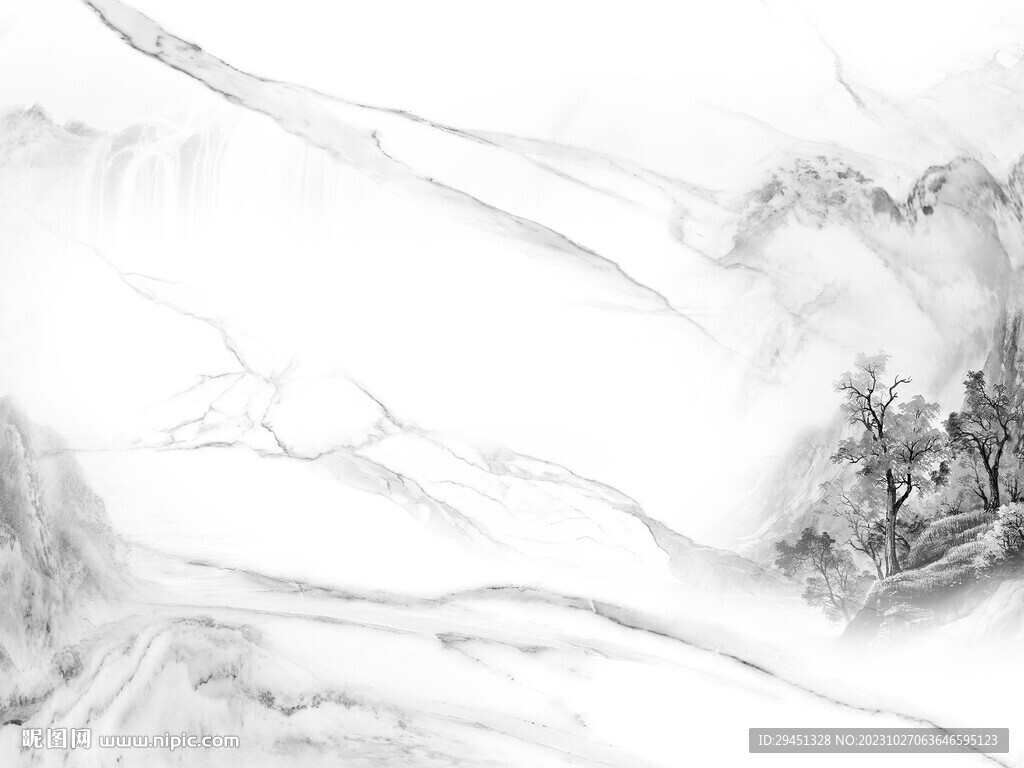 新传 高清山水石纹 TIF合层