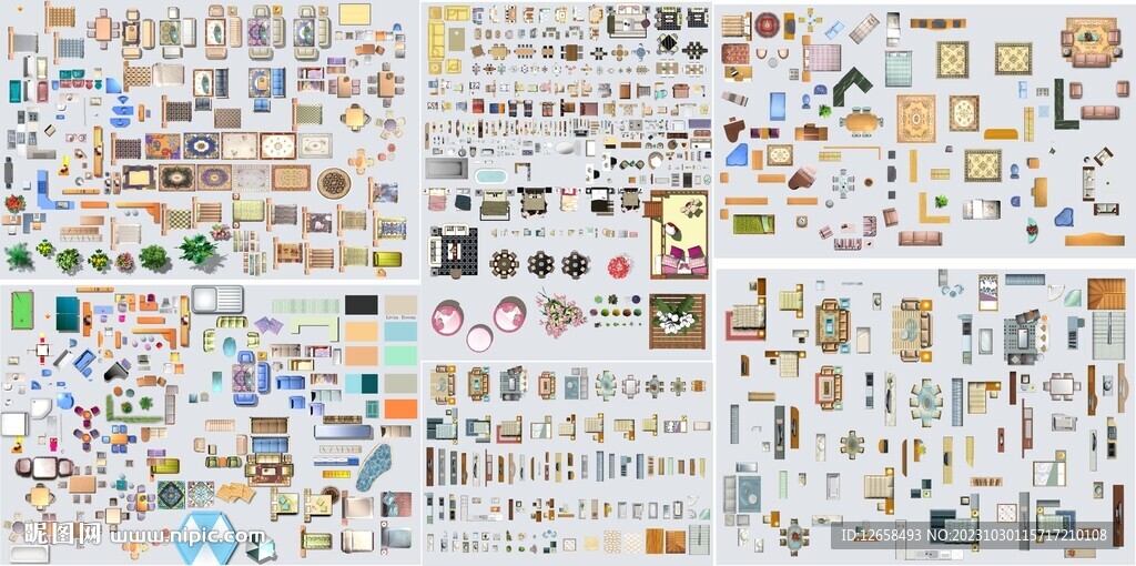 室内装饰设计彩家具PNG