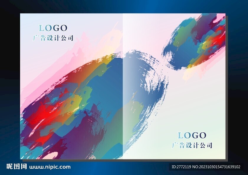 彩墨靓丽 书本封面