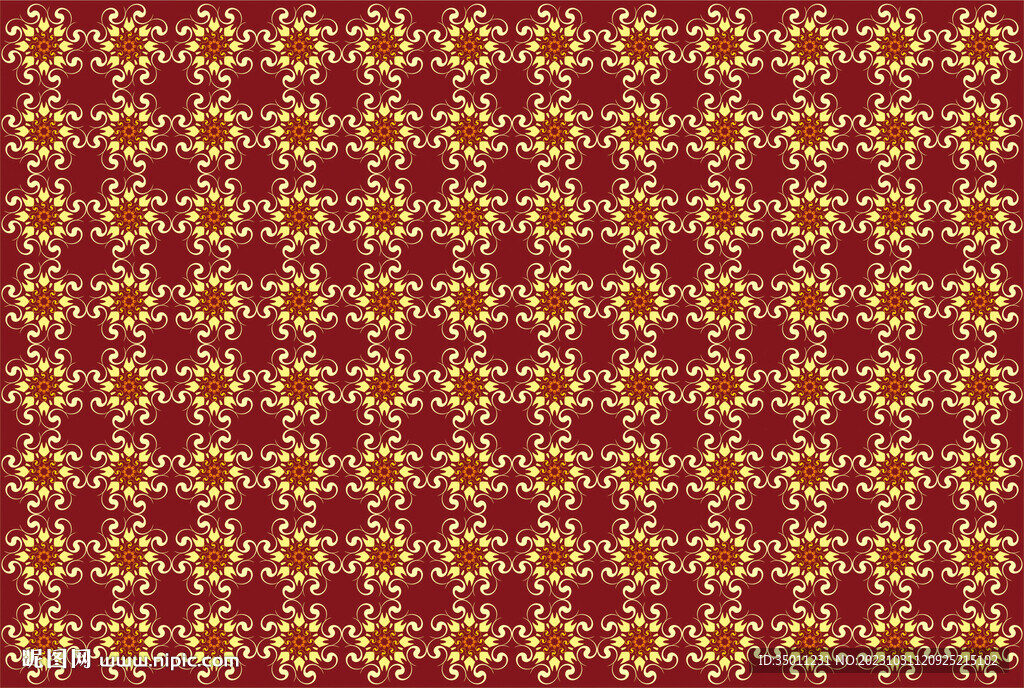 高档红色花纹底纹背景CDR矢量