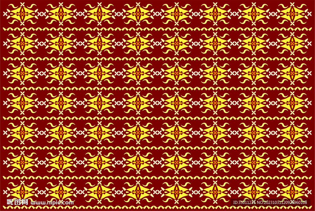 高档红色花纹底纹背景CDR矢量